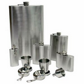 8 Piece 64 Oz. "Giant Shot" Stainless Steel Flask Set